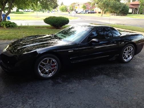 Black 2003 Chevrolet Corvette Z06